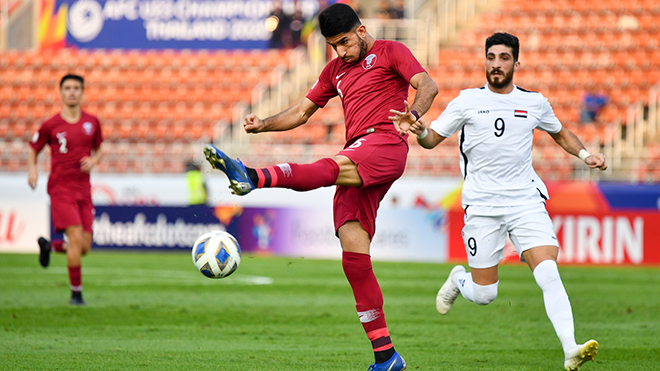 Ket qua bong da hom nay. U23 Qatar 2-2 U23 Syria. Trực tiếp bóng đá
